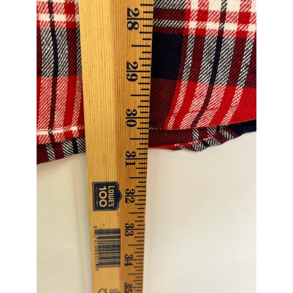 Realtree Staghorn Creek Men’s L Red Black Plaid Long Sleeve Flannel Button Shirt - Picture 5 of 6